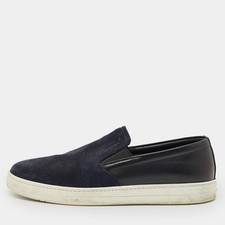 Prada Sneaker dunkelblau Leder