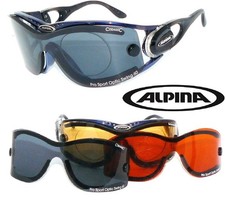 ALPINA Sonnenbrille NEW SWING M 60 CERAMIC BLAU 30 VARIO OPTIC BRILLE 40 SKI DSV