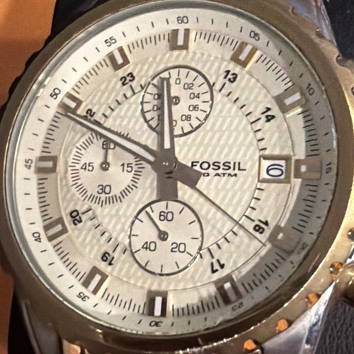 Fossil blue wristwatch men - blue,
