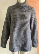 BETTER RICH  New York ,Pullover,Strick, Longpulli,  Gr. L ;Grau;  Wolle+Cotton