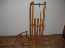Schlitten ca. 120cm Holz inclusive Rückenlehne - Top Zustand