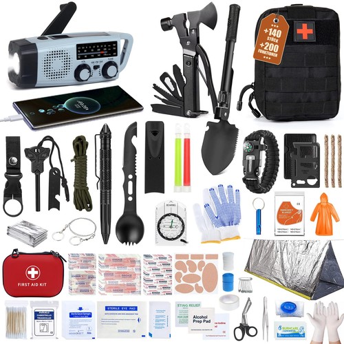 Survival kit mit erste hilfe - kit,