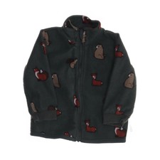 Topomini, Fleecejacke, Unisex (Kinder), Größe: 74, Grün/Mehrfarbig #pdj