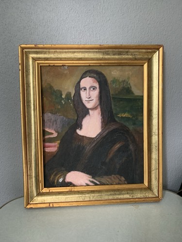 Bild mona lisa - mona, selbstgemalt