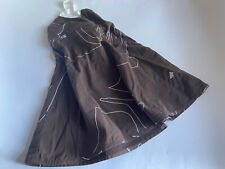 FINKID Tolles braunes Neckholder Sommerkleid UIMARI Gr.110/120