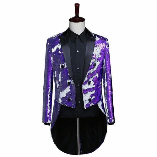 Herren pailletten frack anzug - herren,