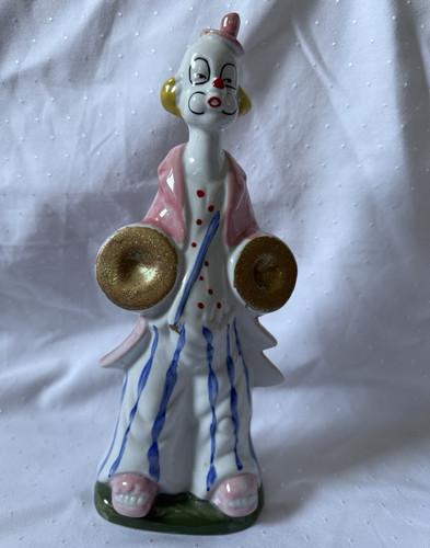 Clown figur aus keramik - clown,