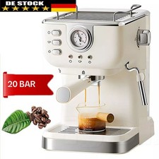 Espresso Maschine Kaffeemaschine Cappuccinomaschine Milchaufschäumer Siebträger