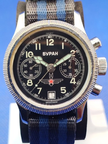 Poljot buran 3133 chronograph - poljot,