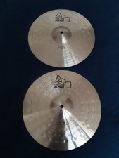 PAISTE Alpha 14" Power Hi Hat Becken Metal Rock Custom 2002 Cymbals