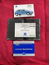Peugeot 106 Betriebsanleitung Bedienungsanleitung Handbuch Bordmappe 07/1994