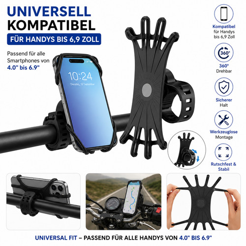 Universal handyhalter fahrrad - handyhalter,