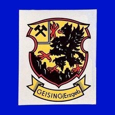 DDR Abziehbild Schiebebild GEISING / Erzgebirge 1986