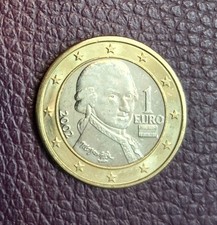 2002 Austria Mozart 1 Euro