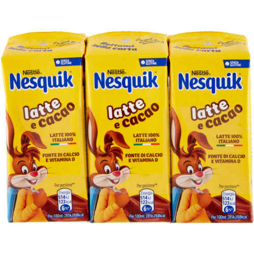 Latte cacao nesquik 3x180ml - e,
