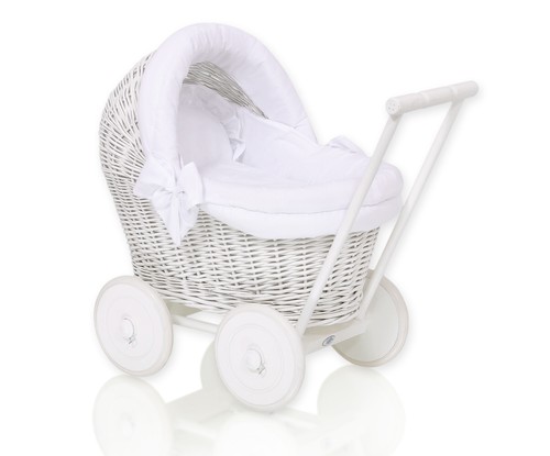 Weißer puppenwagen aus - weißer,