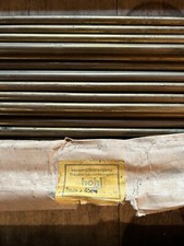 35 Antik Messing Läuferstangen Teppichstangen Treppenläuferstangen 65 cm Hohl