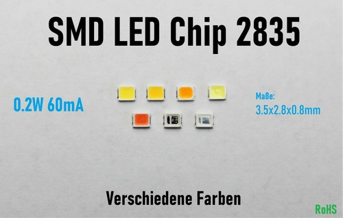Smd led 2835 leuchtdioden - 0.2w,