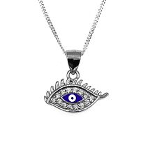 925 Sterling Silber Anhänger Nazar Türkische Böse Auge Evil Eye Glück  139