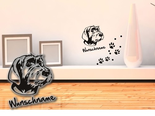 Wandtattoo wirehaired pointing - wandtattoo,