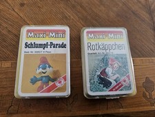 Maxi Mini Quartett Schlümpfe Rotkäppchen