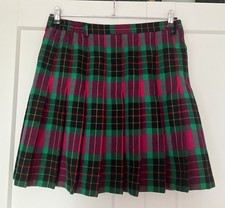 Damen Rock Faltenrock mit Karomuster GESSLER Größe L