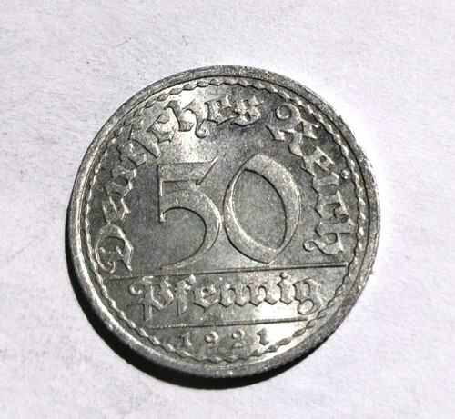 Weimarer republik pfennig - weimarer, 50