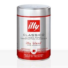 illy Espresso Classico Normale Röstung - 250g Kaffee gemahlen, 100% Arabica