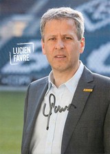 Lucien Favre - Autogrammkarte