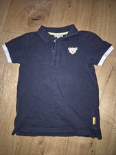 Steiff polo shirt 122 blau - gr.,