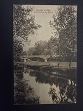 AK Torgau a. Elbe Ziethenbrücke im Glacis 1917 mit Feldpost gelaufen (B543)
