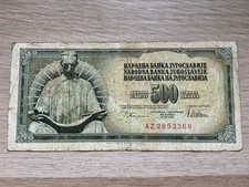 500 Dinar DINARA Dinarjev 1978 JUGOSLAWIEN Jugoslavija Banknote Geldschein P#91a