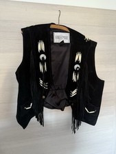 Vintage Wildleder-Weste mit