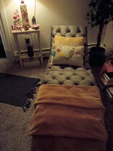 New gray chaise - chaise, lounge