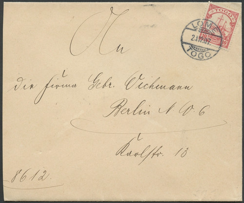 Togo 1907 gouverneurs - togo,