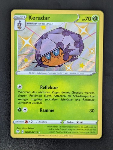 Pokemon karte shining - shining, fates