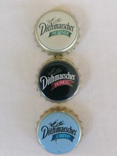 Kronkorken Dithmarscher Pilsener Dunkel Urtyp gelb schwarz blau