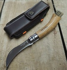 Opinel Pilzmesser OAK Schwammerlmesser Sandvik-Stahl Eichenholz Kunstlederetui