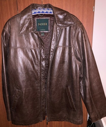 Herren lederjacke gefüttert - herren,