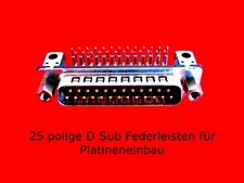25 polige D-Sub Steckverbinder