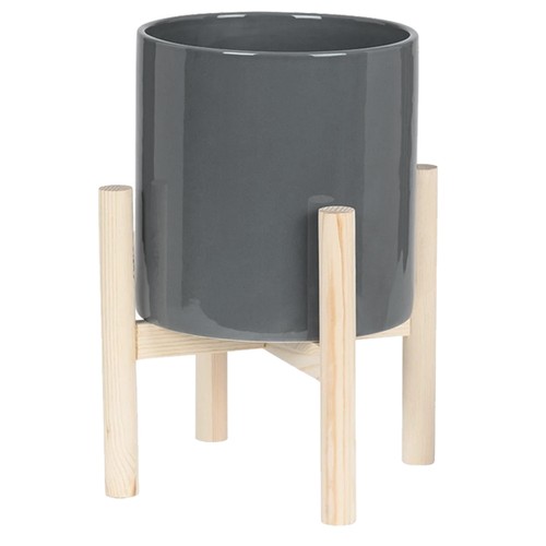 Keramik blumentopf mit - keramik,