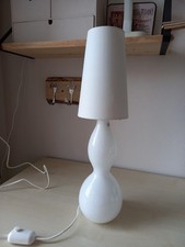 Ikea Vintage,  Design Anne Nilsson, Ljusas Salbo Lampe, selten - weiß Tischlampe