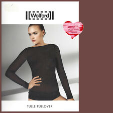 Wolford Tulle Pullover • M • madeira ... Lang geschnittener Pullover