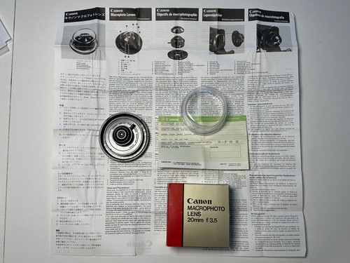 Canon macrophoto lens 20mm - canon,