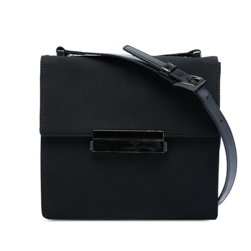 Prada tessuto flap crossbody - tessuto,
