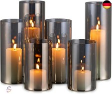 Hewory Windlicht Glas Deko