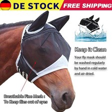 1/2X  Pferd Anti Fliegenmaske