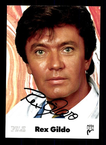 Rex gildo autogrammkarte - rex,