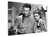 John Wayne Western Legende Cowboy Poster Wanddeko