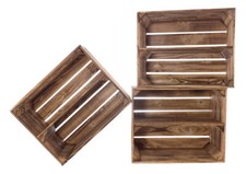 3er  Set Obstkisten Schuhregal